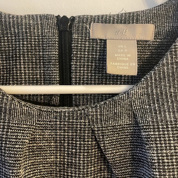 Professional Grey H&M Dress with belt at waistline. Smoke free home. Gently worn - Picture 2 of 4